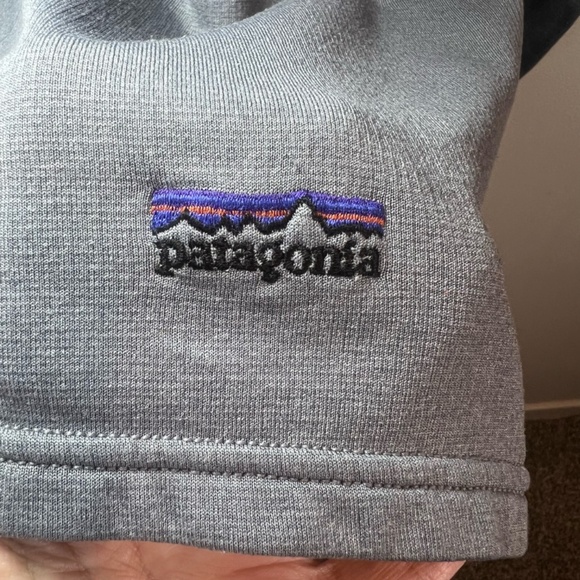 Patagonia Mens Polartec Pullover 1/2 Zip Shirt Gray Outdoor Baselayer FLAW Large - Picture 10 of 15